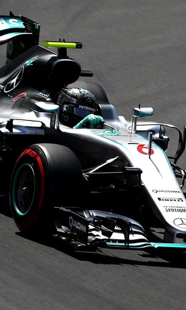 Nico Rosberg takes pole in Baku as Lewis Hamilton crashes